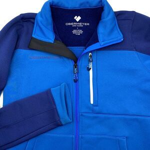 Obermeyer Fleece Jacket Women's Blue Full Zip Long Sleeve  47005